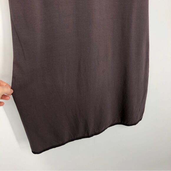 Boden Dress Womens 4 Gray Short Sleeve Jersey Knit V Neck - Picture 7 of 9